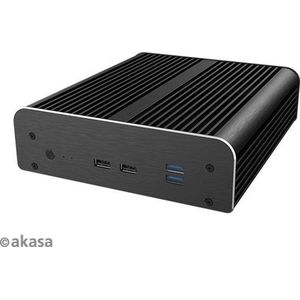 Akasa - Newton TN - PC-behuizing - Zwart - Aluminium
