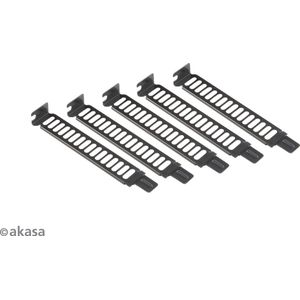 Akasa Steel Vented PCI Slot Cover Bracket, Full profile, 5pcs