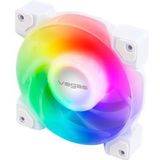 Akasa - Vegas A12 - 120 mm PWM Fan - Wit - 80.000 Uur Levensduur