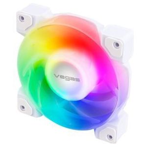 Akasa - Vegas A12 - 120 mm PWM Fan - Wit - 80.000 Uur Levensduur