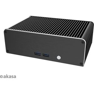 Akasa Newton CTN UCFF-koffer (Intel NUC) - zwart (UCFF), PC-behuizing, Zwart