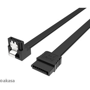 Akasa SATA3 right angle cable, 100cm Super slim