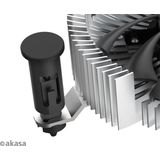 Akasa Low-Profile and Compact, Aluminium Intel LGA1700 Mini-ITX Cooler, up to 35W TDP