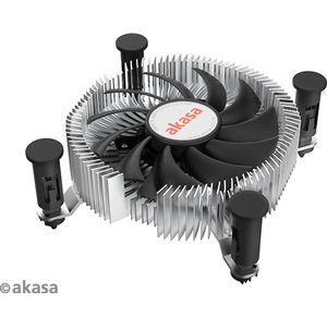 Akasa Low-Profile and Compact, Aluminium Intel LGA1700 Mini-ITX Cooler, up to 35W TDP