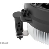 Akasa - AK-CC6606BP01 - CPU-koeler - Zwart - Aluminium