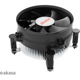 Akasa - AK-CC6606BP01 - CPU-koeler - Zwart - Aluminium