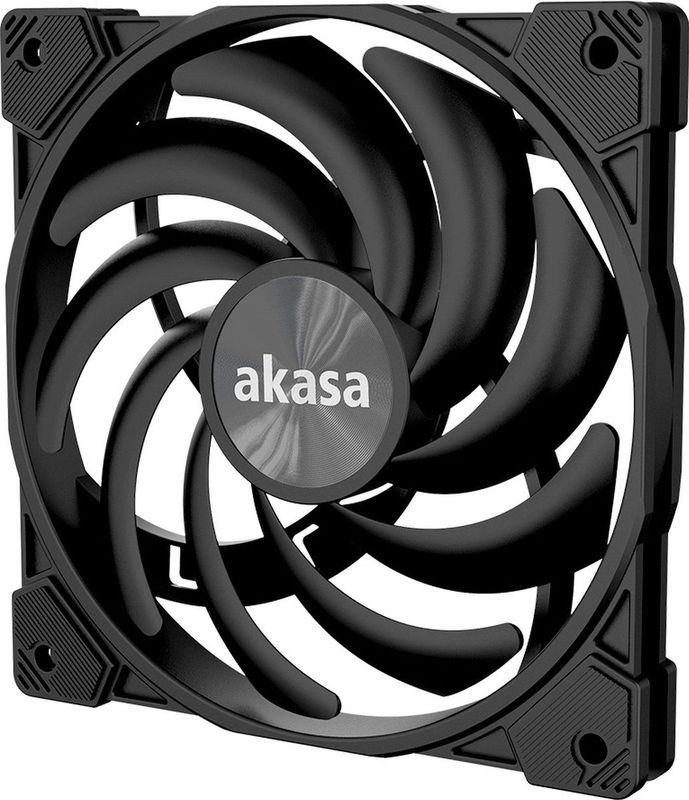 Akasa - Alucia XS Slim - Ventilator - Zwart - 120 mm - 4-Pin PWM