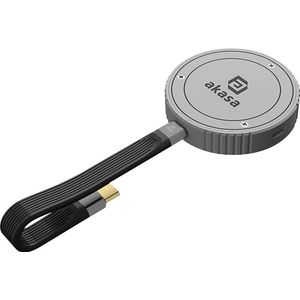 Akasa AK-ENU3M2-08 SSD-Gehäuse - Grijs - USB-C - M.2 PCIe NVM