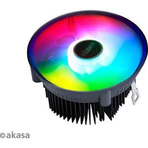 Akasa Vegas Chroma AM adresseerbare RGB-ventilator AMD CPU-koeler. Fitting AM4 / AM3 +, TDP 95 Watt, 120 mm PWM-ventilator