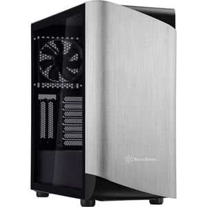 Silverstone - Seta A1 - PC-behuizing - Zwart - Aluminium - Gehard Glas