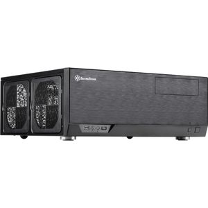 Silverstone - SST-GD09-C - PC-behuizing - Zwart - Geschikt voor ATX en mATX