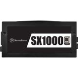 Silverstone SX1000, 1000 W, 90 - 264 V, 47 - 63 Hz, Actief, 125 W, 999,6 W
