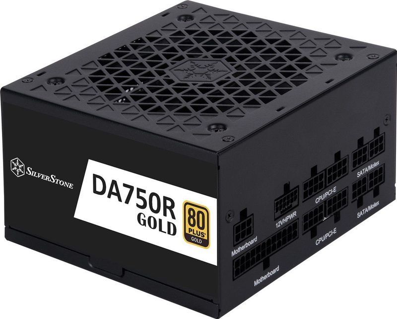Silverstone SST-DA750R-GM - 750W - 80 PLUS Gold - Volledig Modulaire ATX Voeding - Zwart