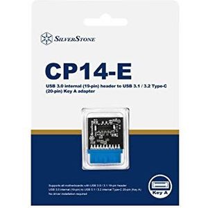 SilverStone SST-CP14-E - USB 3.0 19 Pin auf USB Mini 20 Pin Frontpanel USB Typ C Adapter