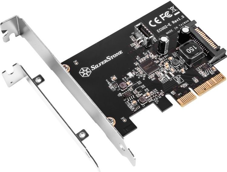 Silverstone ECU02-E - USB-adapter - PCIe 3.0 x2 - Low-profile