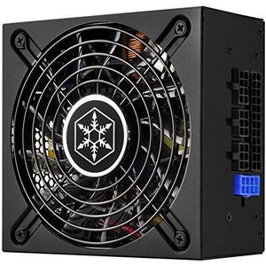 SilverStone Technology SST-SX500-LG v2.1 UK - SFX-serie, 500W 80 Plus Gold fluisterstille pc-voeding met 120 mm ventilator, 100% modulair