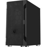 Silverstone - Fara H1m - PC-behuizing - Zwart - Staal - RGB-verlichting