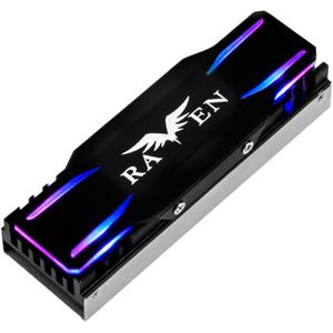 Silverstone - SST-TP03-ARGB - M.2 SSD Koelset - Aluminium - ARGB Verlichting