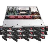 Silverstone RM22-312 Rackmount Serverkast - 2U - E-ATX - Zwart - Staal