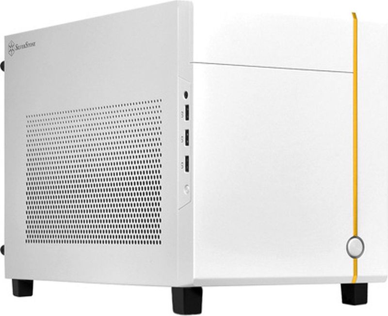 SilverStone - SUGO 14 - Mini-ITX Cube Chassis - Wit - Ondersteuning voor Grafische Kaarten