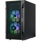 Silverstone - Fara H1M Pro - Micro-ATX Kast - Zwart - Gehard Glas - ARGB