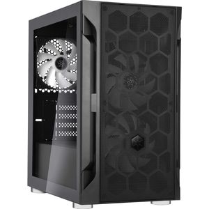 Silverstone - Fara H1M Pro - Micro-ATX Kast - Zwart - Gehard Glas - ARGB