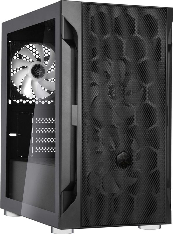 Silverstone - Fara H1M Pro - Micro-ATX Kast - Zwart - Gehard Glas - ARGB