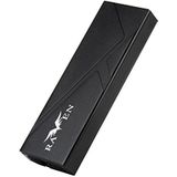 Silverstone SST-RVS03 - M.2 SSD-behuizing - Zwart - Aluminium