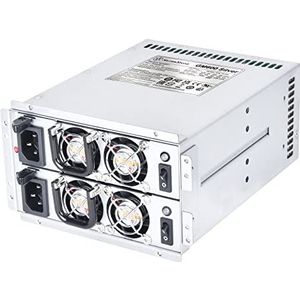 Silverstone SST-GM600S - Redundante Mini Voeding Cybenetics Zilver, 600W (600 W), PC-voedingseenheid, Zilver