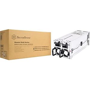 Silverstone SST-GM800-2UG V2 redundante 2U voedingseenheid - 800 Watt (800 W), PC-voedingseenheid, Zilver