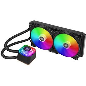Silverstone SST-IG280-ARGB - AIO Vloeistofkoeler - 280mm - 2X 140mm PWM ARGB Ventilatoren