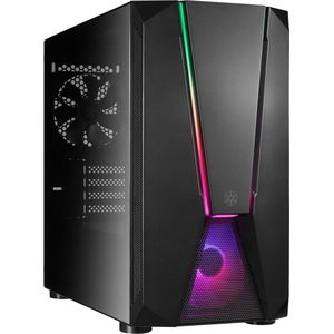 Silverstone - Fara V1M Pro - Micro-ATX Behuizing - Zwart - ARGB - Gehard Glas