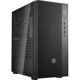 Silverstone - SilvStone SST-FAR1B-G-V2 - PC-behuizing - Zwart - Materiaal: Staal