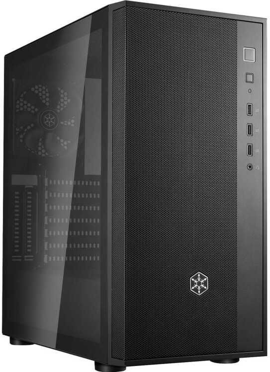 Silverstone - SilvStone SST-FAR1B-G-V2 - PC-behuizing - Zwart - Materiaal: Staal