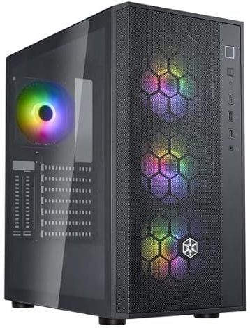 Silverstone - SST-FAR1B-PRO-V2 - ATX-chassis - Middelgroot - Van Gehard Glas - Met Vier 120 mm ARGB-ventilatoren