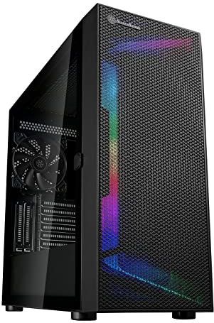 SilverStone SETA H1 - Midi Tower Behuizing - Zwart - Staal - ARGB Verlichting