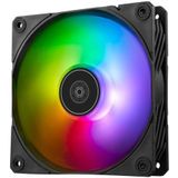 Silverstone SST-SF120BB-ARGB - Shark Force krachtige 120 mm PWM-ARGB ventilator