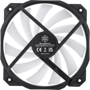SilverStone Shark Force 160 ARGB Case Fan - Zwart - 160mm