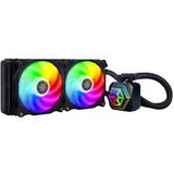 Silverstone - Permafrost PF240-ARGB V2 - Waterkoelsysteem - Zwart