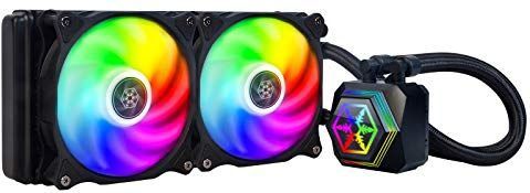 Silverstone - Permafrost PF240-ARGB V2 - Waterkoelsysteem - Zwart