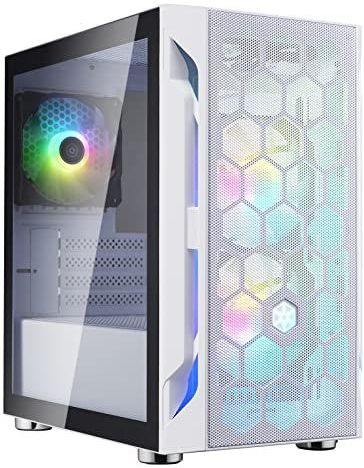 Silverstone - Fara H1M Pro - Micro-ATX Behuizing - Wit - Gehard Glas