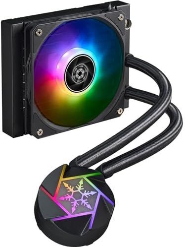 Silverstone SST-VD120-SLIM - All-In-One Vloeistofkoeler - Zwart - 120mm