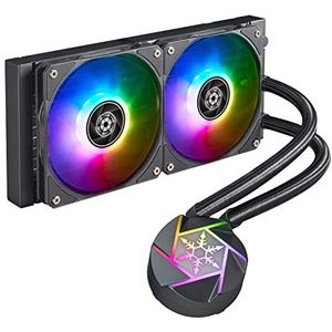 SilverStone - VIDA 240 SLIM - Waterkoeling - 240-mm - Aluminium - RGB-LED