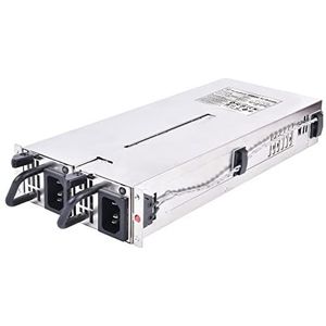Silverstone SST-GM400-1UB - Gemini Serie, 2 x 400W CYBENETICS Brons, 1 U, redundante voeding (800 W), PC-voedingseenheid, Zilver
