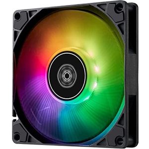 Silverstone SST-AS90B-ARGB - Ventilator - Zwart - 92 mm - PWM