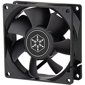 Silverstone SST-FN80B - Ventilator - Zwart - 80 mm - 1 x