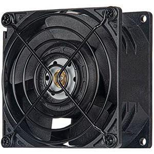 Silverstone SST-FHS80X - Ventilator - Zwart - 80mm x 38mm - PWM