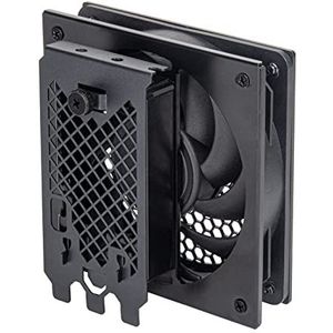 Silverstone SST-FDP02B, 120 mm ventilator met ventilatorbeschermingsrooster, 0-1.500 tpm, 3-pins