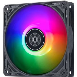 Silverstone SST-VS120B-ARGB - Ventilator - Zwart - 120 mm PWM ARGB