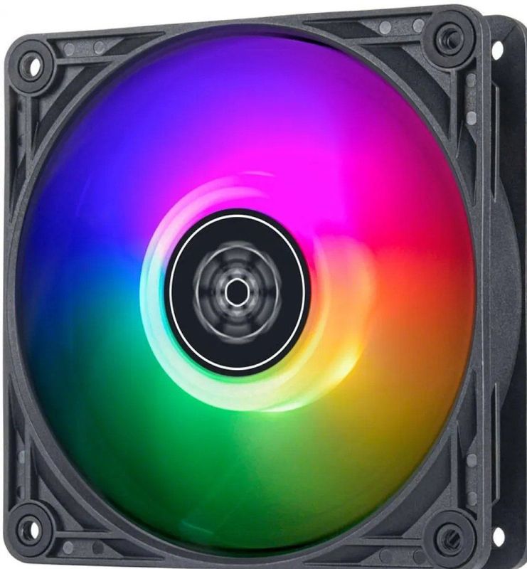 Silverstone SST-VS120B-ARGB - Ventilator - Zwart - 120 mm PWM ARGB